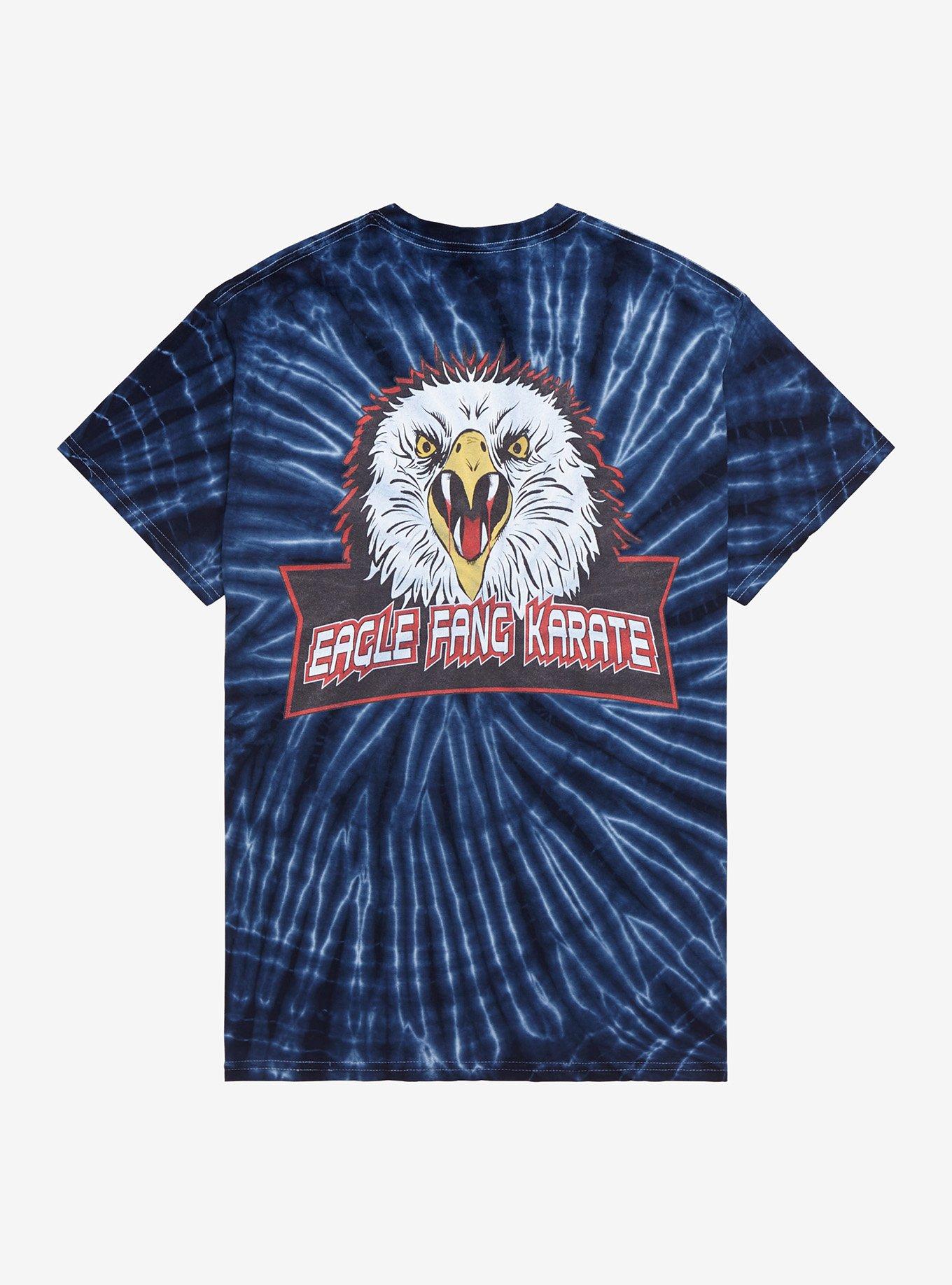 Cobra Kai Eagle Fang Blue Tie-Dye T-Shirt, MULTI, hi-res