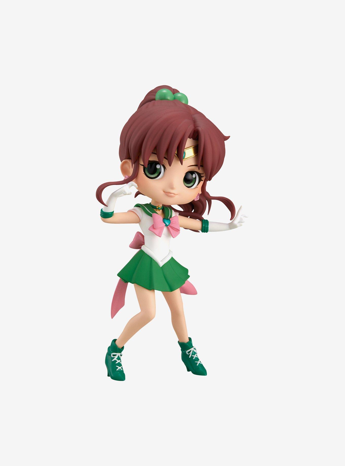 Banpresto Sailor Moon Eternal Q Posket Super Sailor Jupiter (Ver. A) Figure, , hi-res