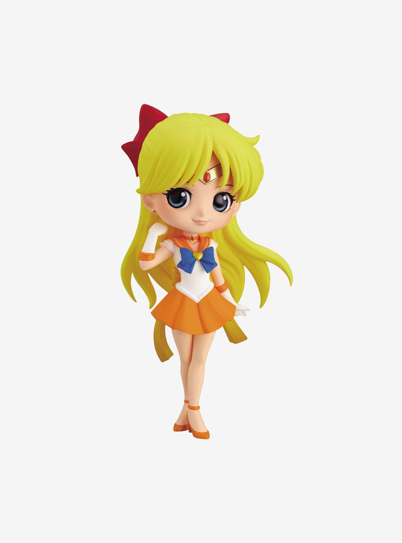 Banpresto Sailor Moon Eternal Q Posket Super Sailor Venus (Ver. A) Figure, , hi-res