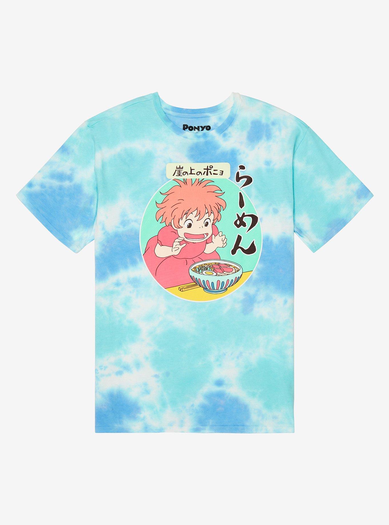 Studio Ghibli Ponyo Ramen Tie-Dye T-Shirt - BoxLunch Exclusive