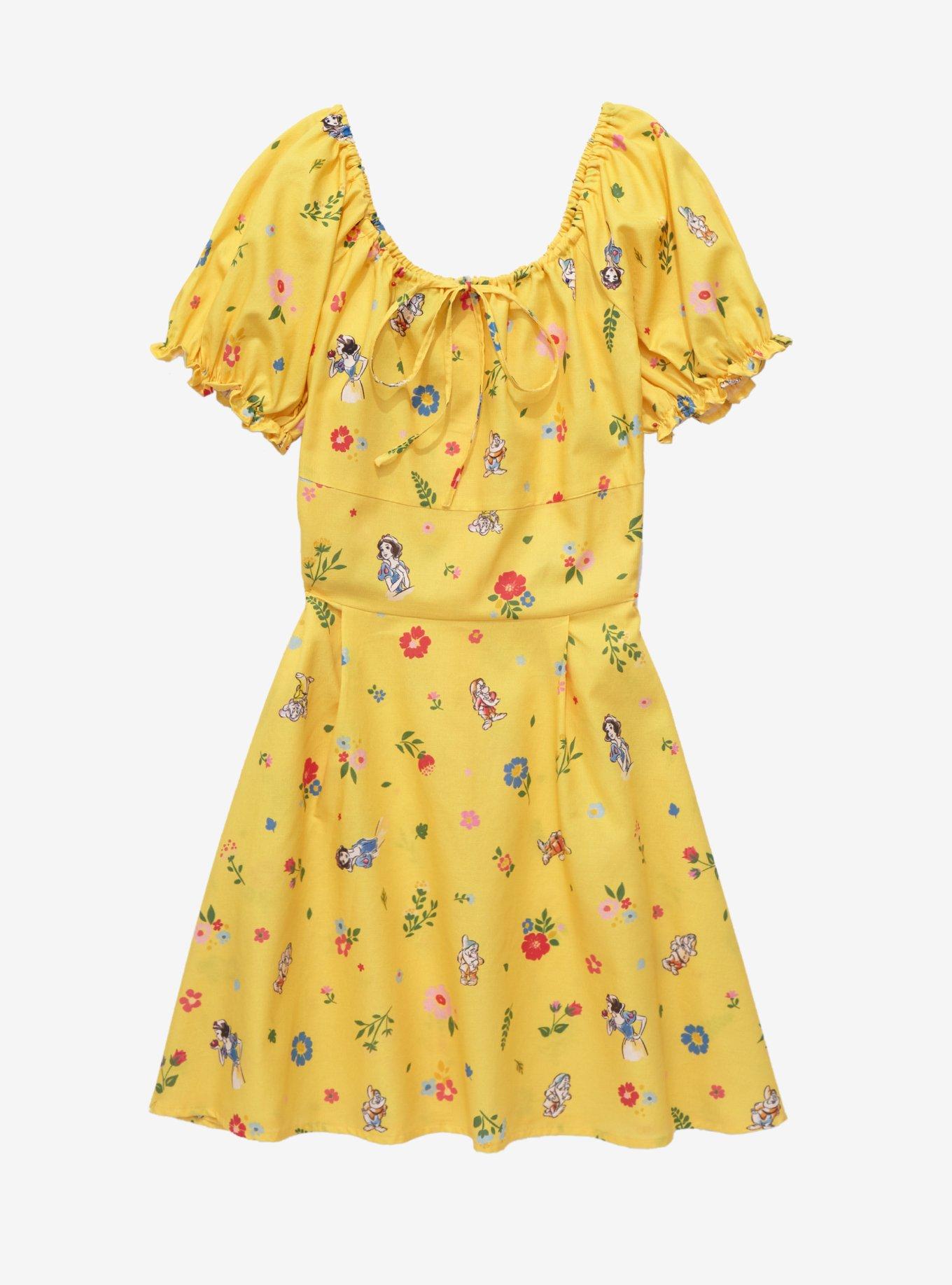 Cakeworthy Disney Snow White and the Seven Dwarfs Floral Spring Dress ...