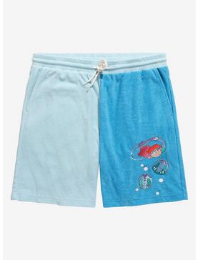 Studio Ghibli Ponyo Two-Tone Shorts - BoxLunch Exclusive, BLUE, hi-res