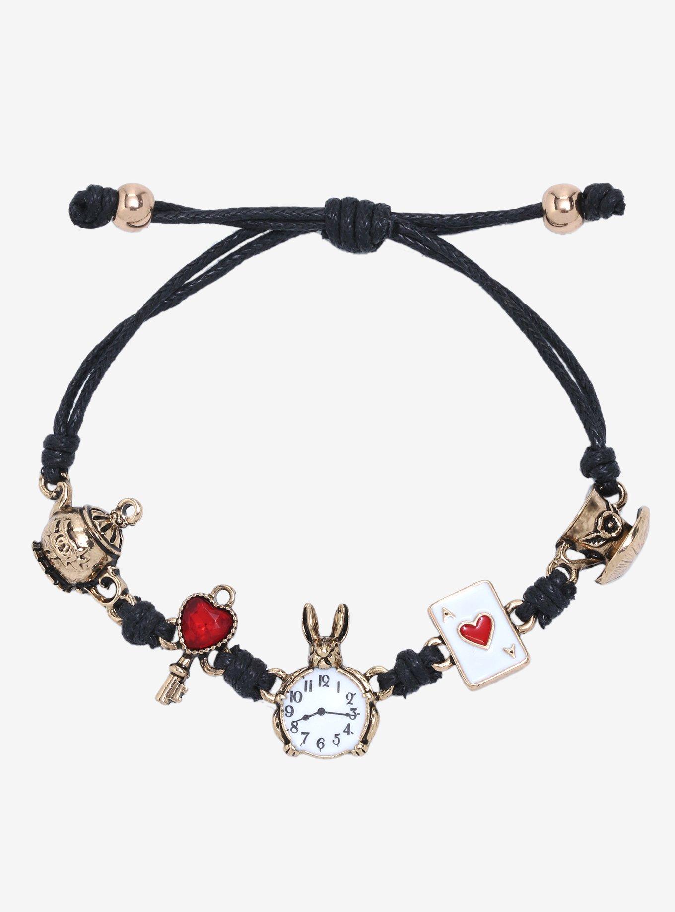 Alice in deals wonderland charm bracelet