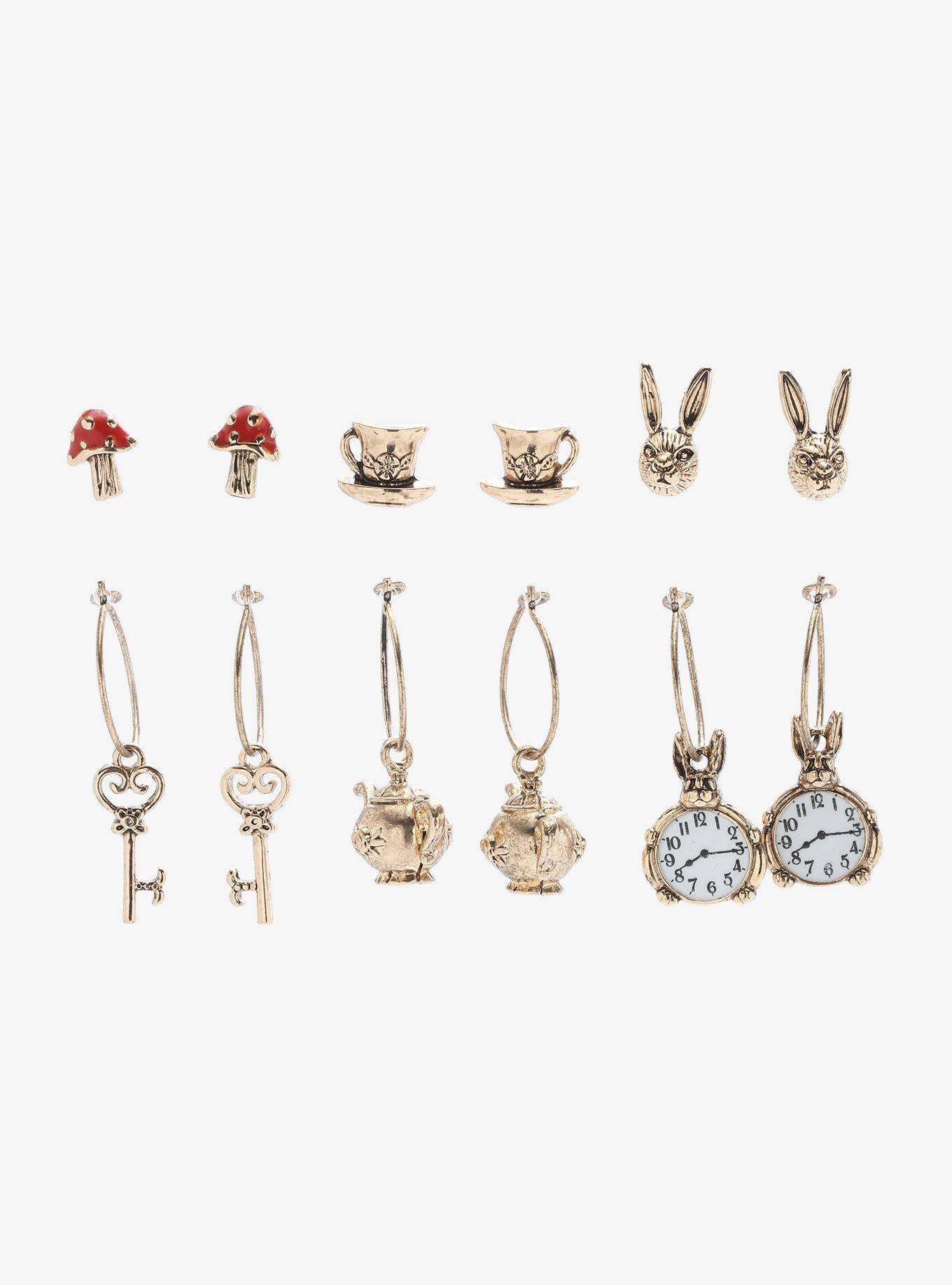 Alice in wonderland on sale earrings