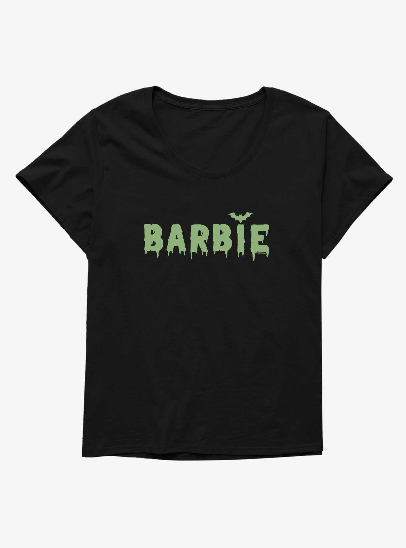 Barbie Haloween Drip Bat Logo Girls T-Shirt Plus Size, , hi-res