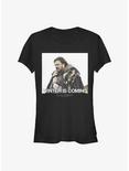 Game Of Thrones Eddard Stark Winter Is Coming Girls T-Shirt, BLACK, hi-res