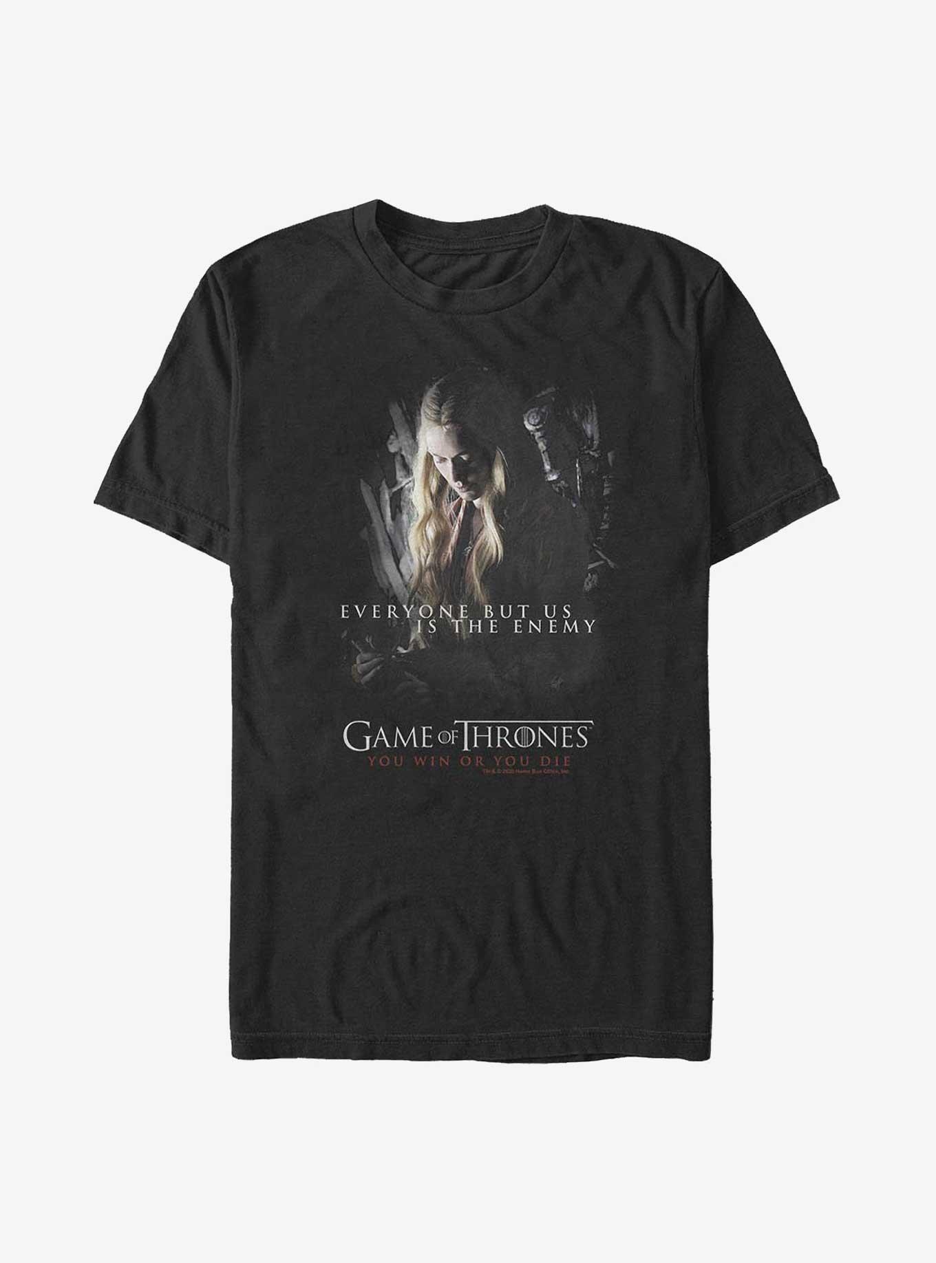 Game Of Thrones Cersei Everyone But Us T-Shirt, BLACK, hi-res