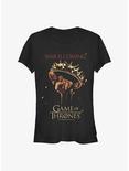 Game Of Thrones War Is Coming Crown Girls T-Shirt, BLACK, hi-res