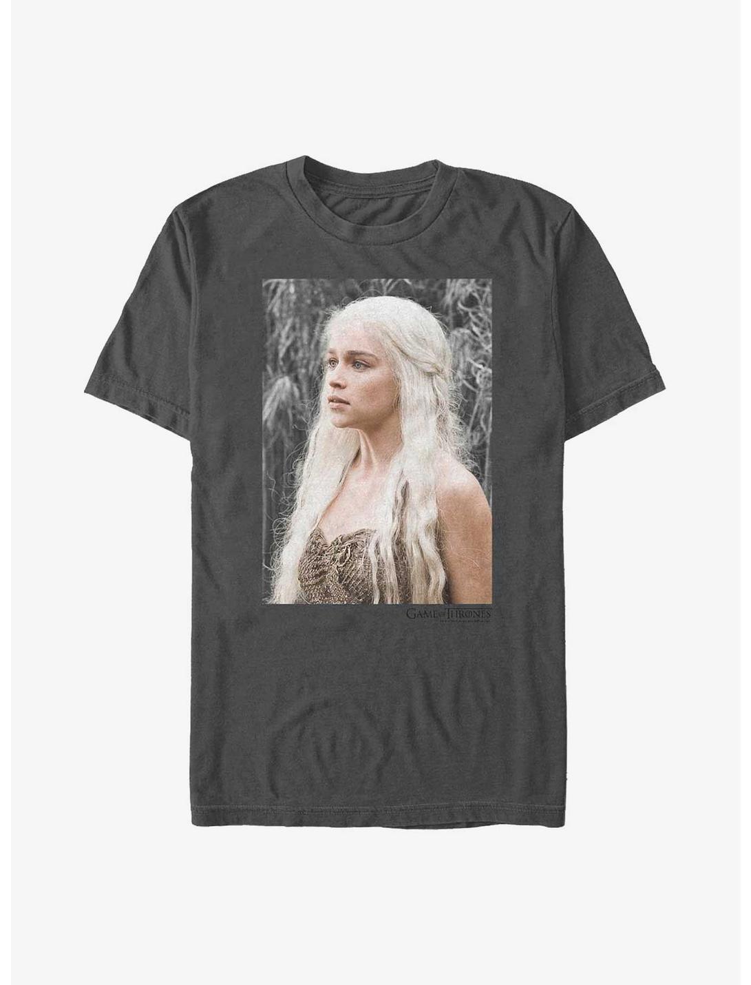 Game Of Thrones Daenerys Portrait T-Shirt, CHARCOAL, hi-res