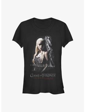 Game Of Thrones Daenerys No Gentle Heart Girls T-Shirt, , hi-res