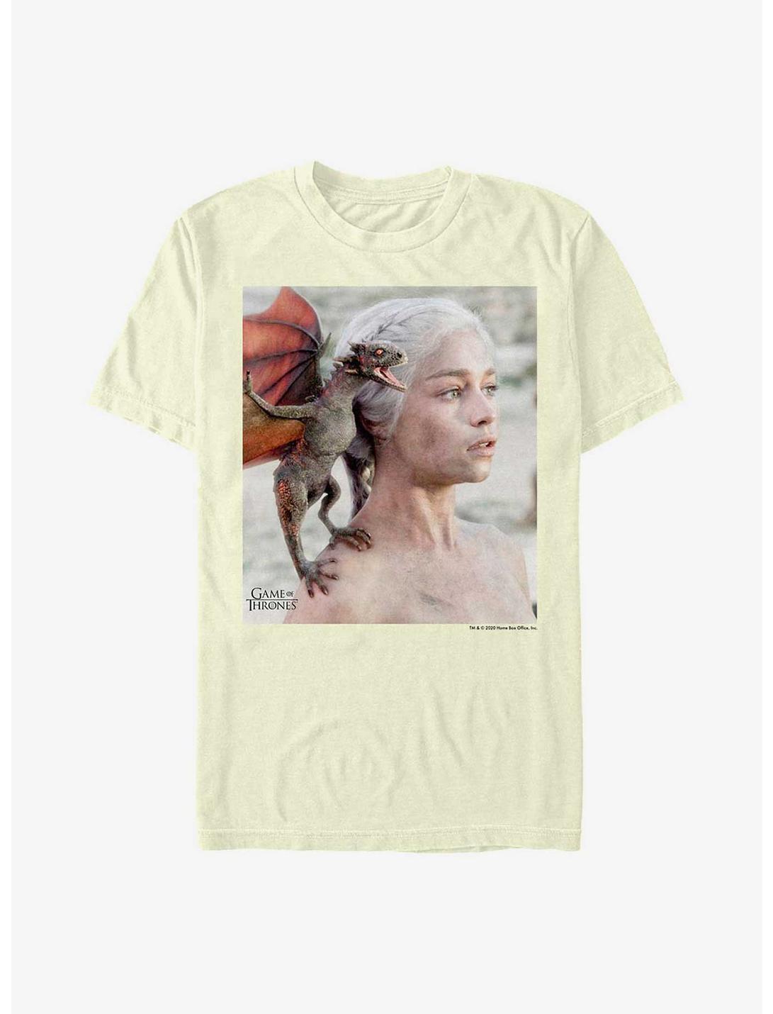 Game Of Thrones Daenerys Young Dragon T-Shirt, NATURAL, hi-res
