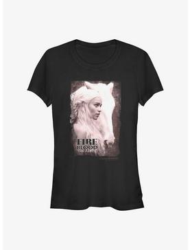 Game Of Thrones Daenerys Fire And Blood Girls T-Shirt, , hi-res