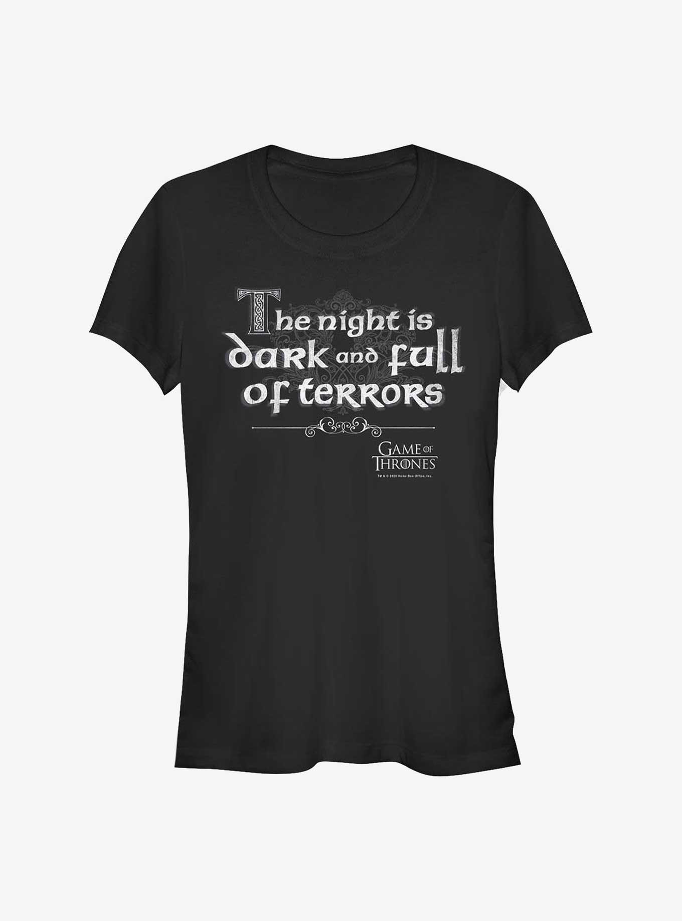 Game Of Thrones Night Full Of Terrors Girls T-Shirt, , hi-res