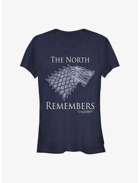 Game Of Thrones Stark North Remembers Girls T-Shirt, , hi-res
