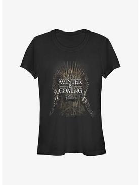 Game Of Thrones Iron Throne Winter Is Coming Girls T-Shirt, , hi-res