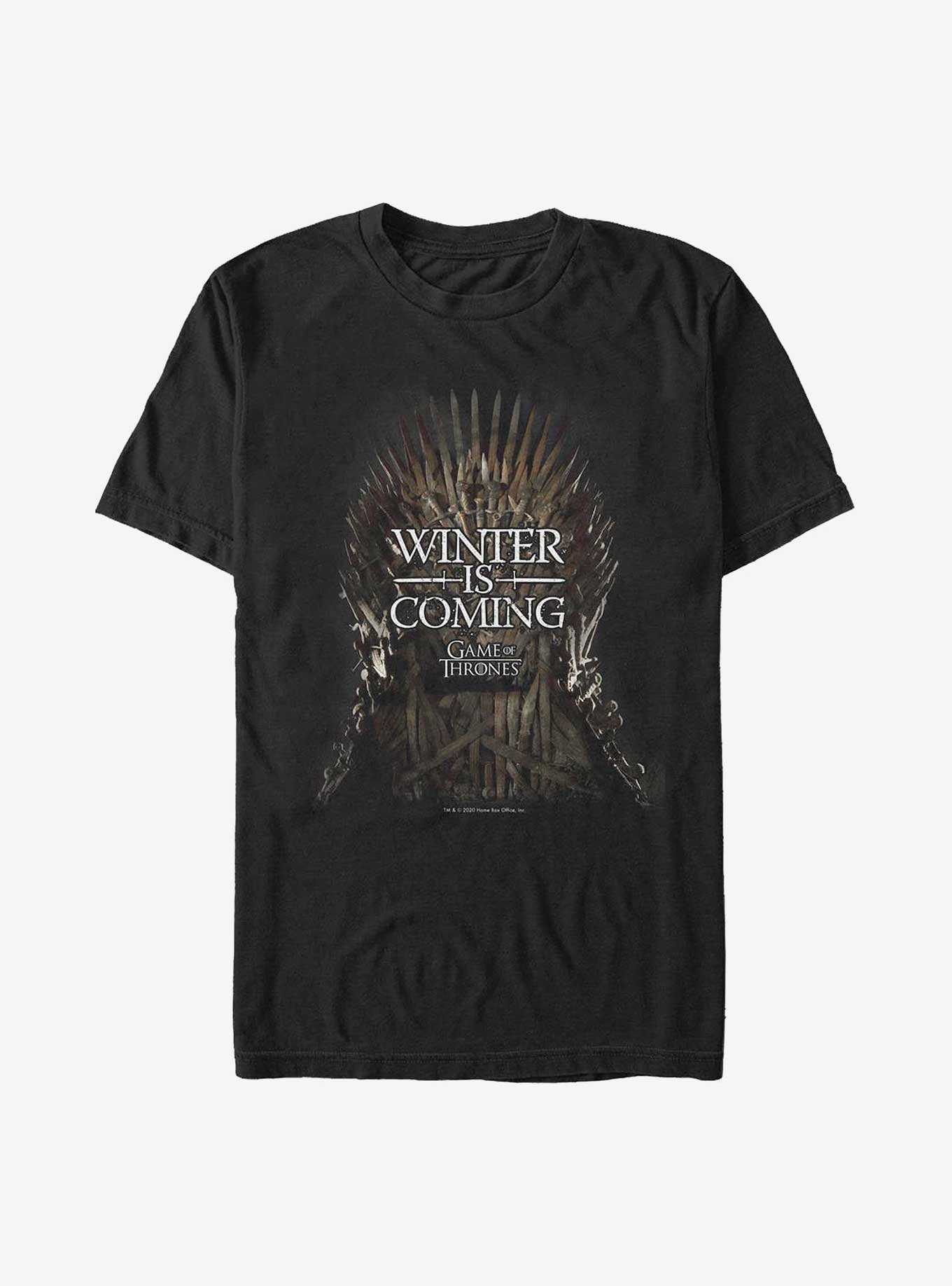 Game Of Thrones Iron Throne Winter Is Coming T-Shirt, , hi-res