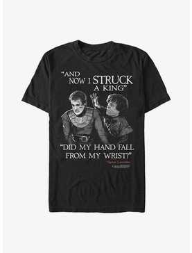 Game Of Thrones Tyrion Joffrey Struck A King T-Shirt, , hi-res