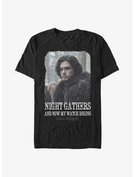 Game Of Thrones Jon Snow Night Watch Begins T-Shirt, , hi-res