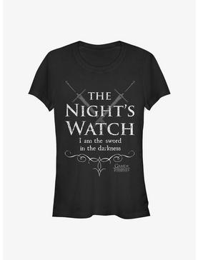 Game Of Thrones Night's Watch Sword Girls T-Shirt, , hi-res