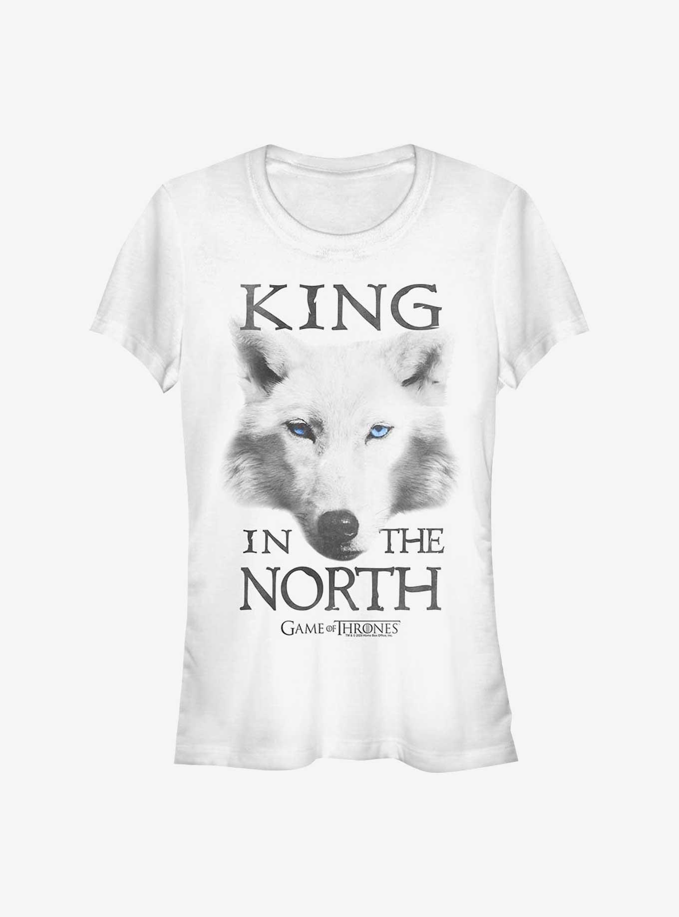 Game Of Thrones King The North Wolf Girls T-Shirt