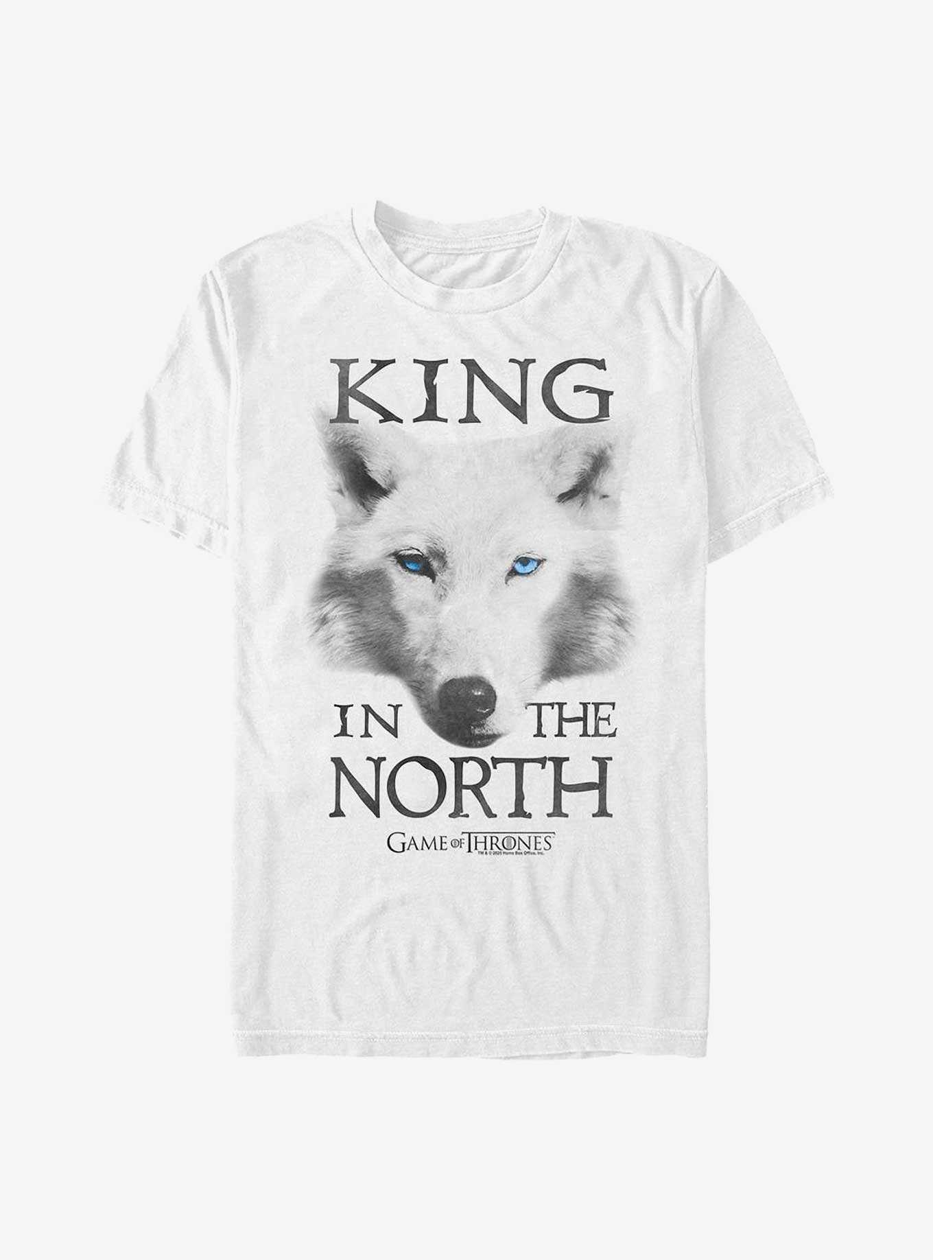Game Of Thrones King In The North Wolf T-Shirt, , hi-res