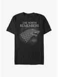 Game Of Thrones House Stark North Remembers T-Shirt, BLACK, hi-res
