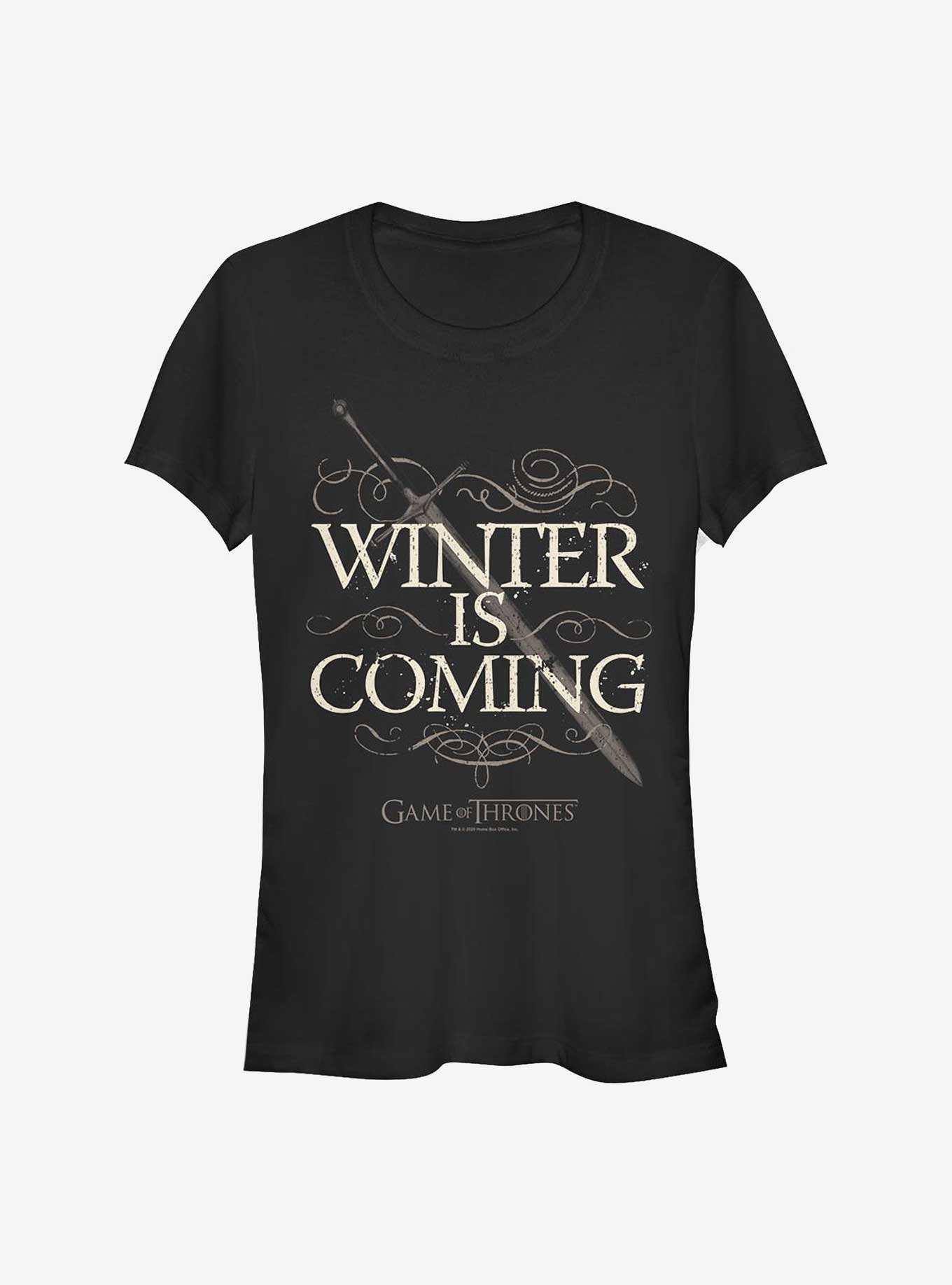 Game Of Thrones Winter Is Coming Sword Girls T-Shirt, , hi-res