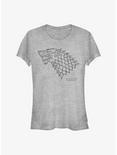 Game Of Thrones House Stark Girls T-Shirt, ATH HTR, hi-res