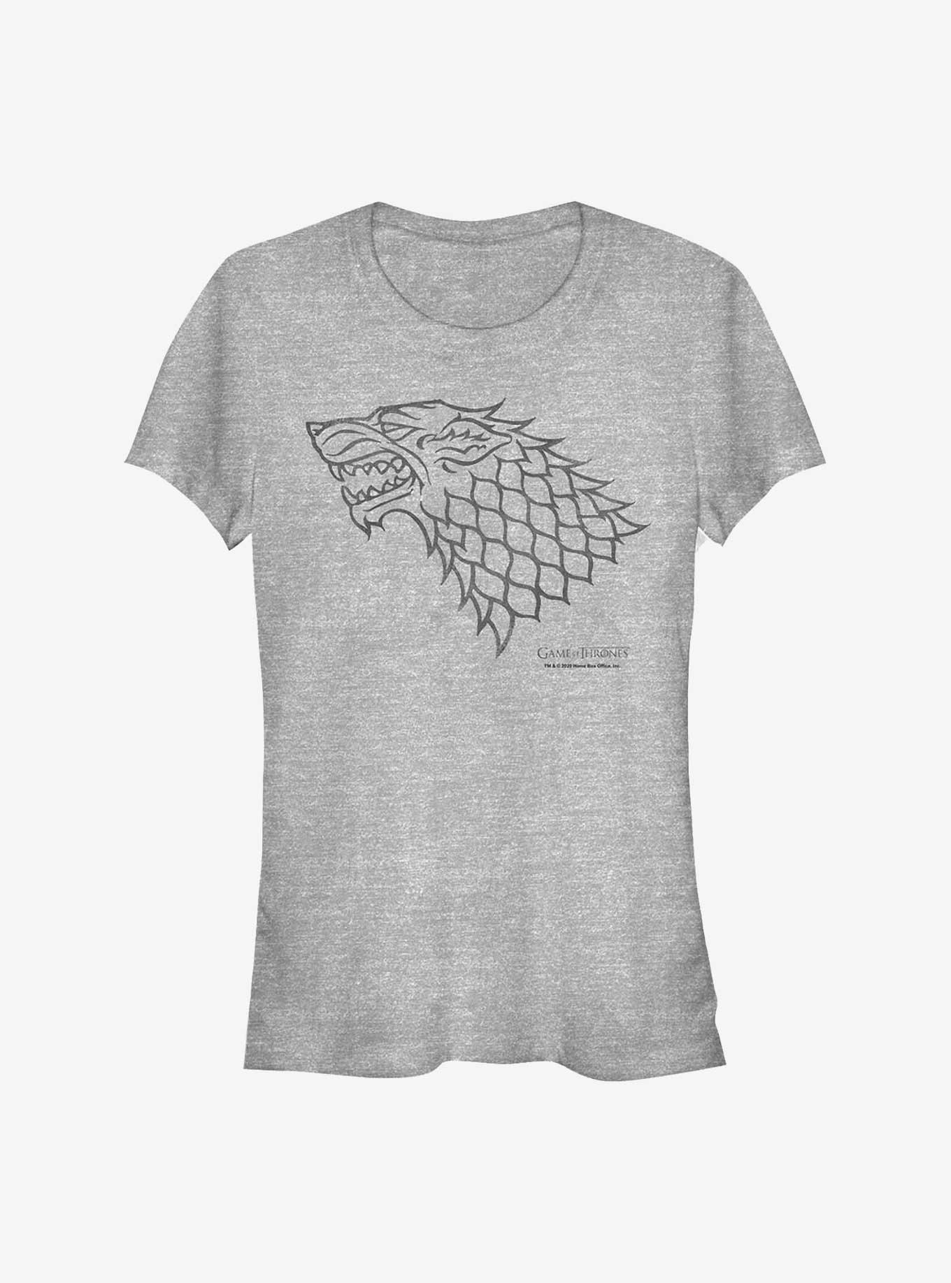 Game Of Thrones House Stark Girls T-Shirt, ATH HTR, hi-res