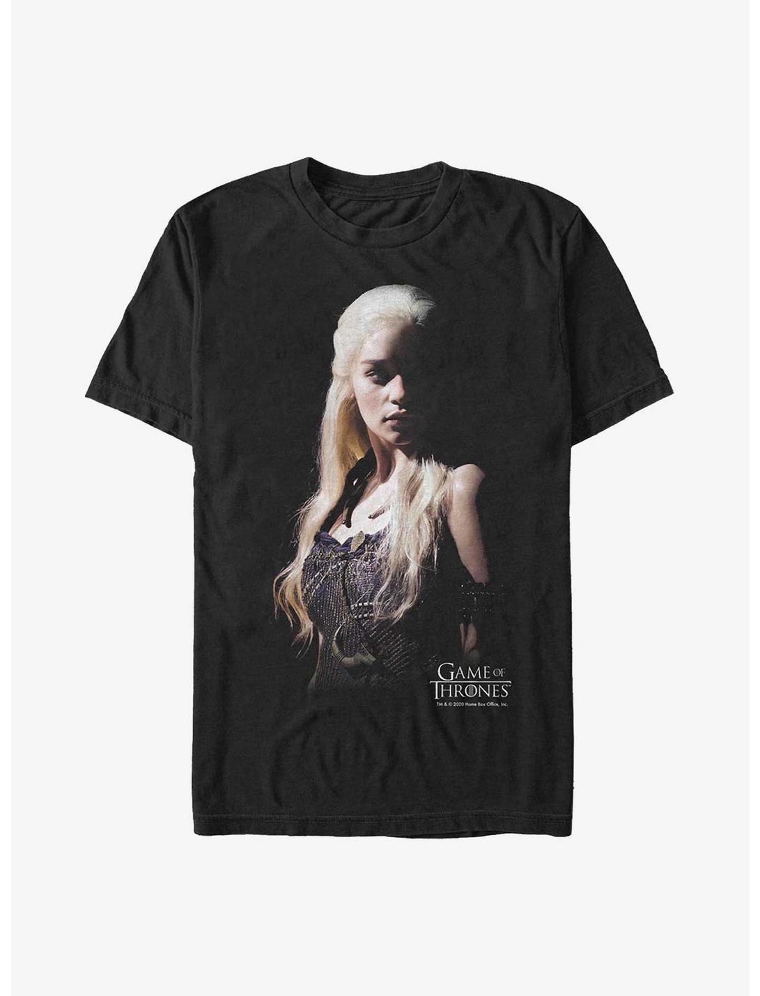 Game Of Thrones Daenerys Targaryen Shadow T-Shirt , BLACK, hi-res