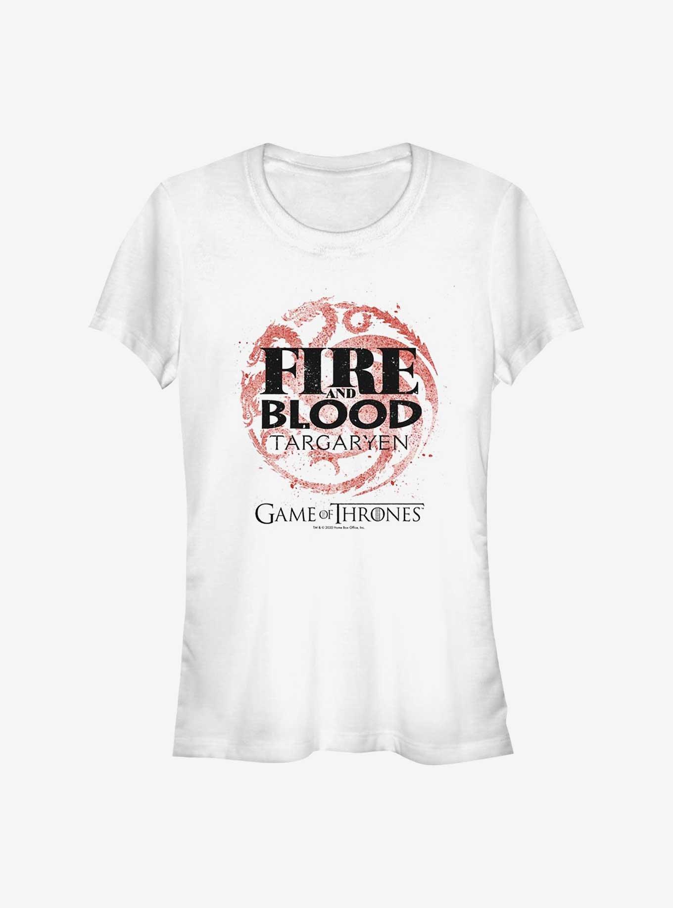 Game Of Thrones Targaryen Fire And Blood Girls T-Shirt