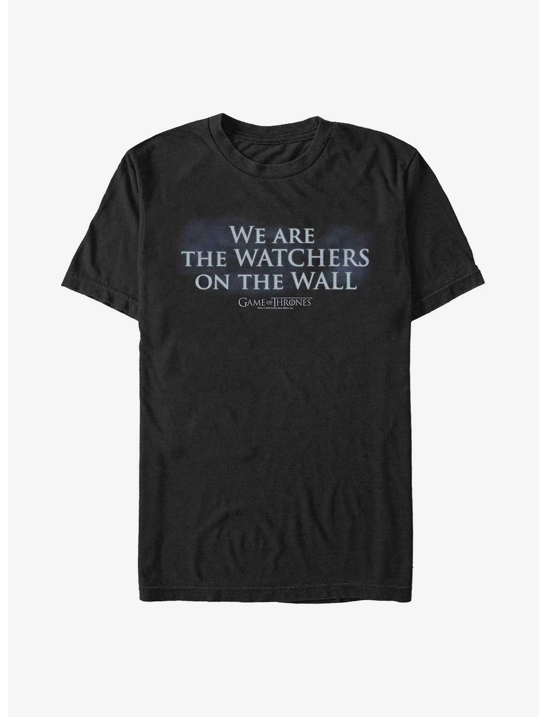 Game Of Thrones Wall Watchers T-Shirt, BLACK, hi-res