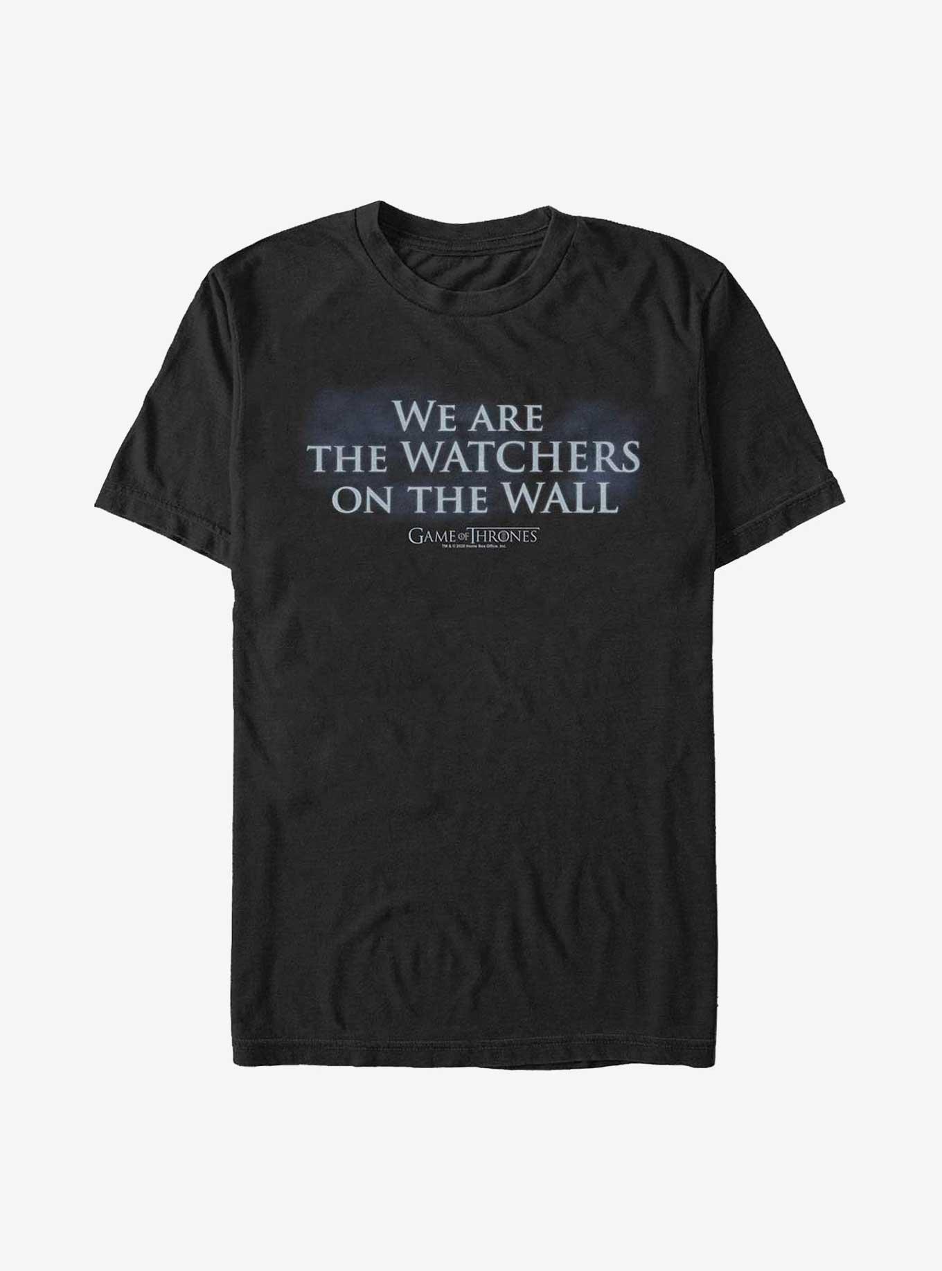 Game Of Thrones Wall Watchers T-Shirt, BLACK, hi-res
