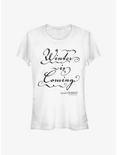 Game Of Thrones Winter Is Coming Calligraphy Girls T-Shirt, WHITE, hi-res