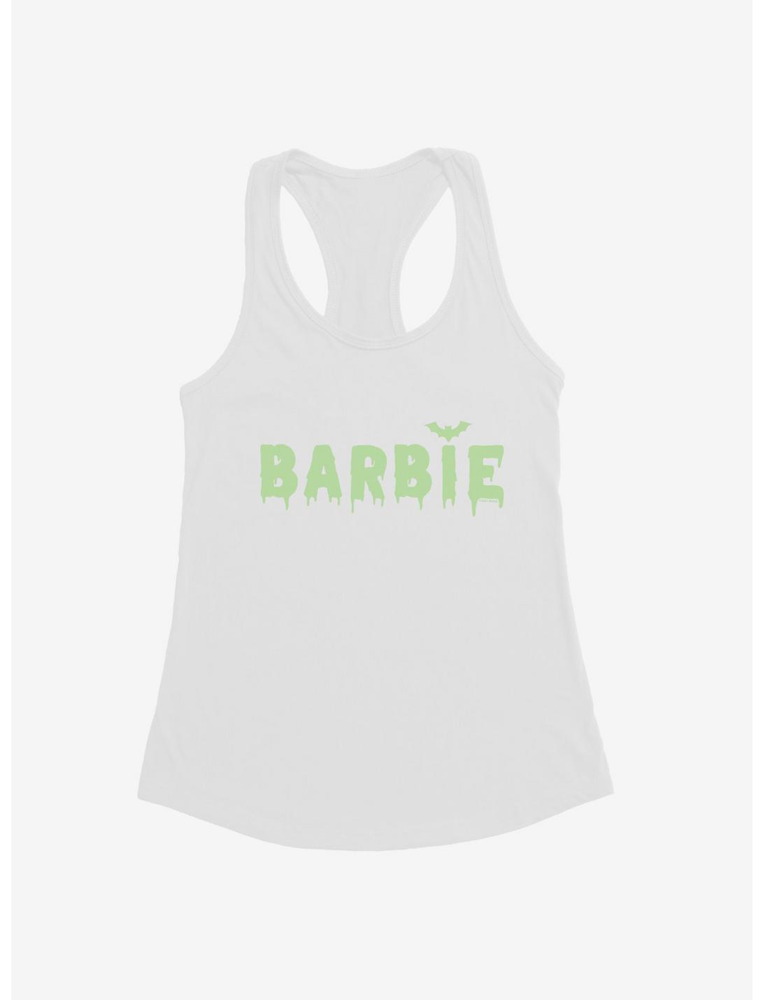 Barbie Haloween Drip Bat Logo Girls Tank, WHITE, hi-res