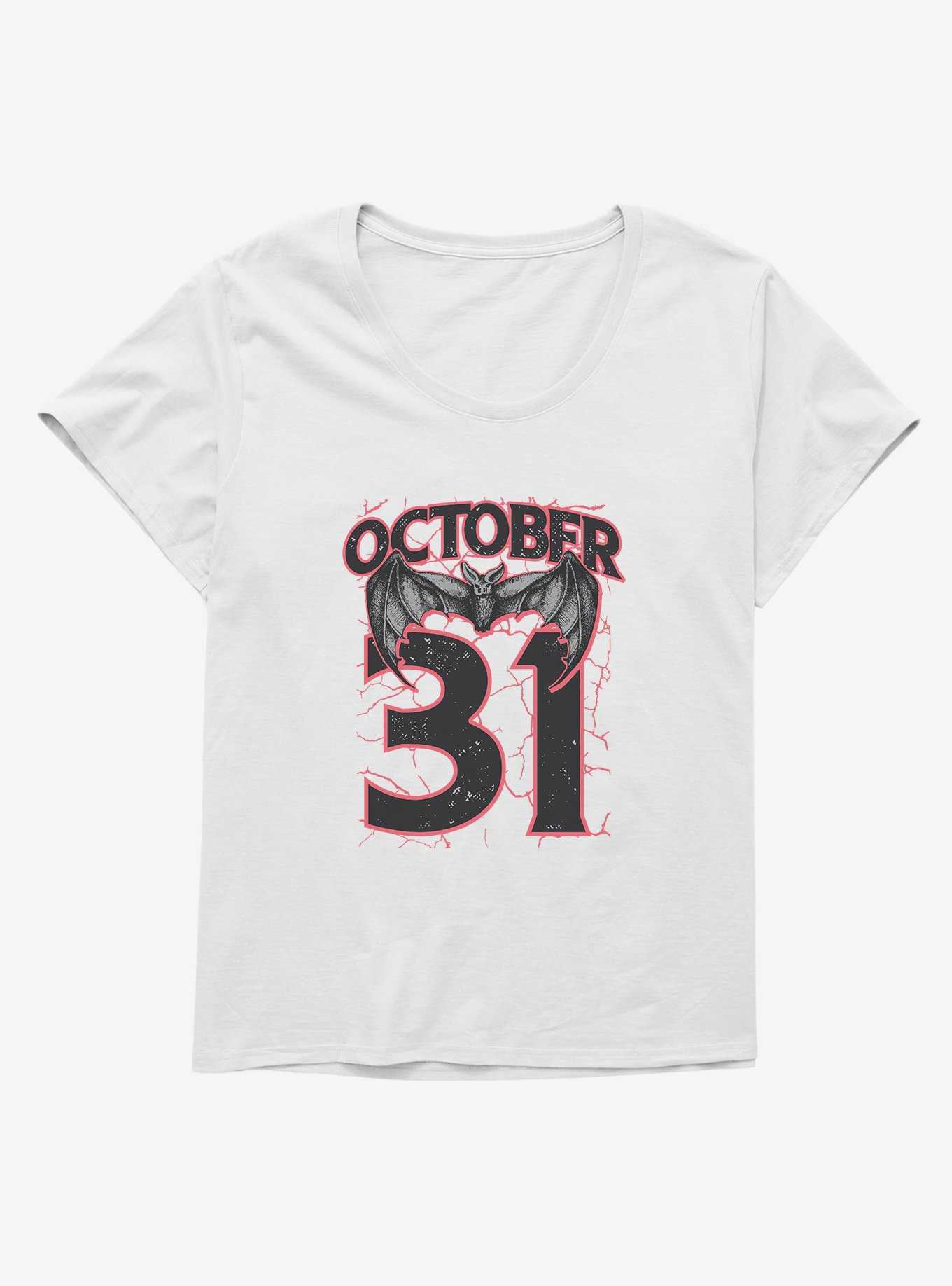 October 31 Bat Girls T-Shirt Plus Size, , hi-res
