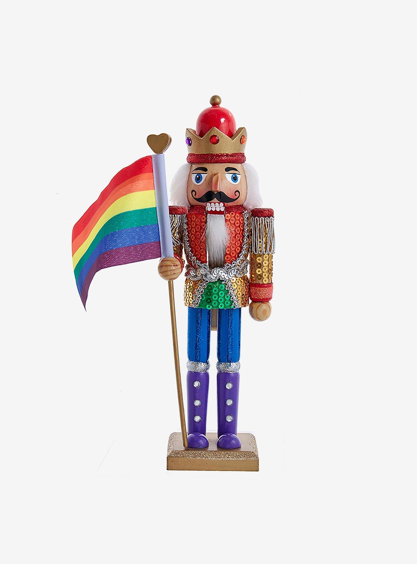 12 Inch Wooden Pride Nutcracker, , hi-res