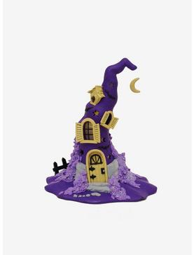 Claydough Halloween Purple Led Witch Hat Tablepiece, , hi-res