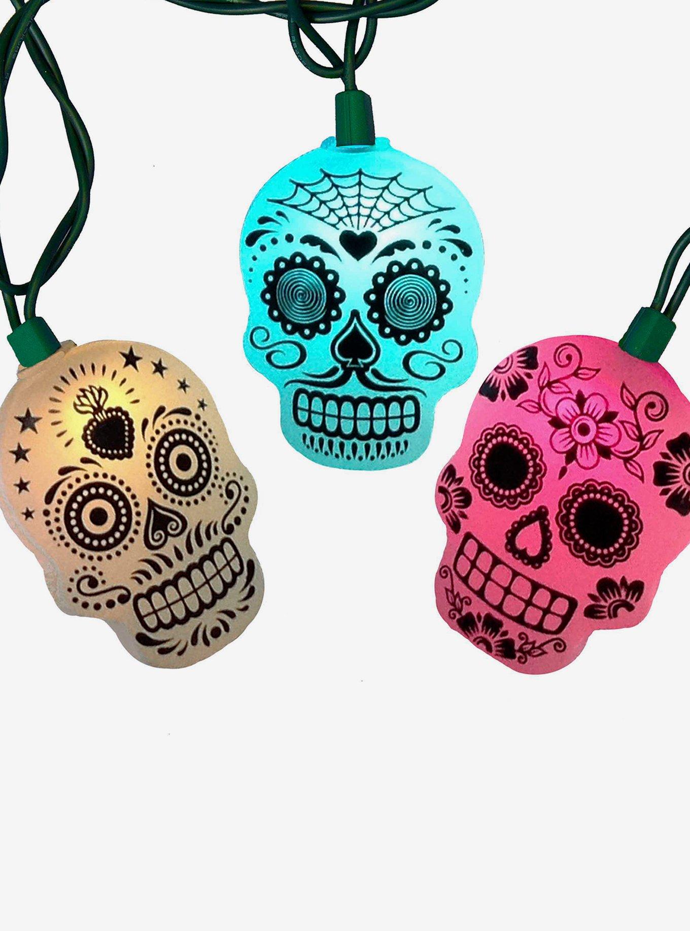 Light Color Changing Sugar Skull Light Set, , hi-res