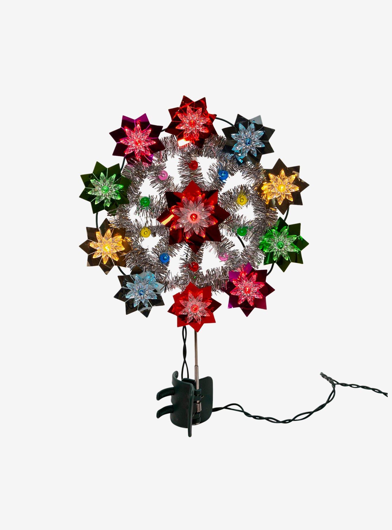 Light Multicolor Retro Reflector Tree Topper, , hi-res