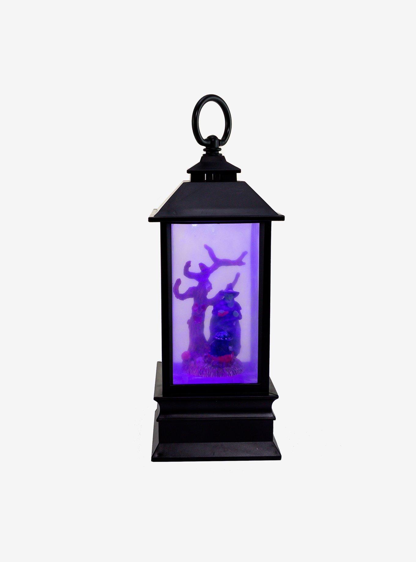 Light Purple Led Halloween Witch Water Lantern, , hi-res