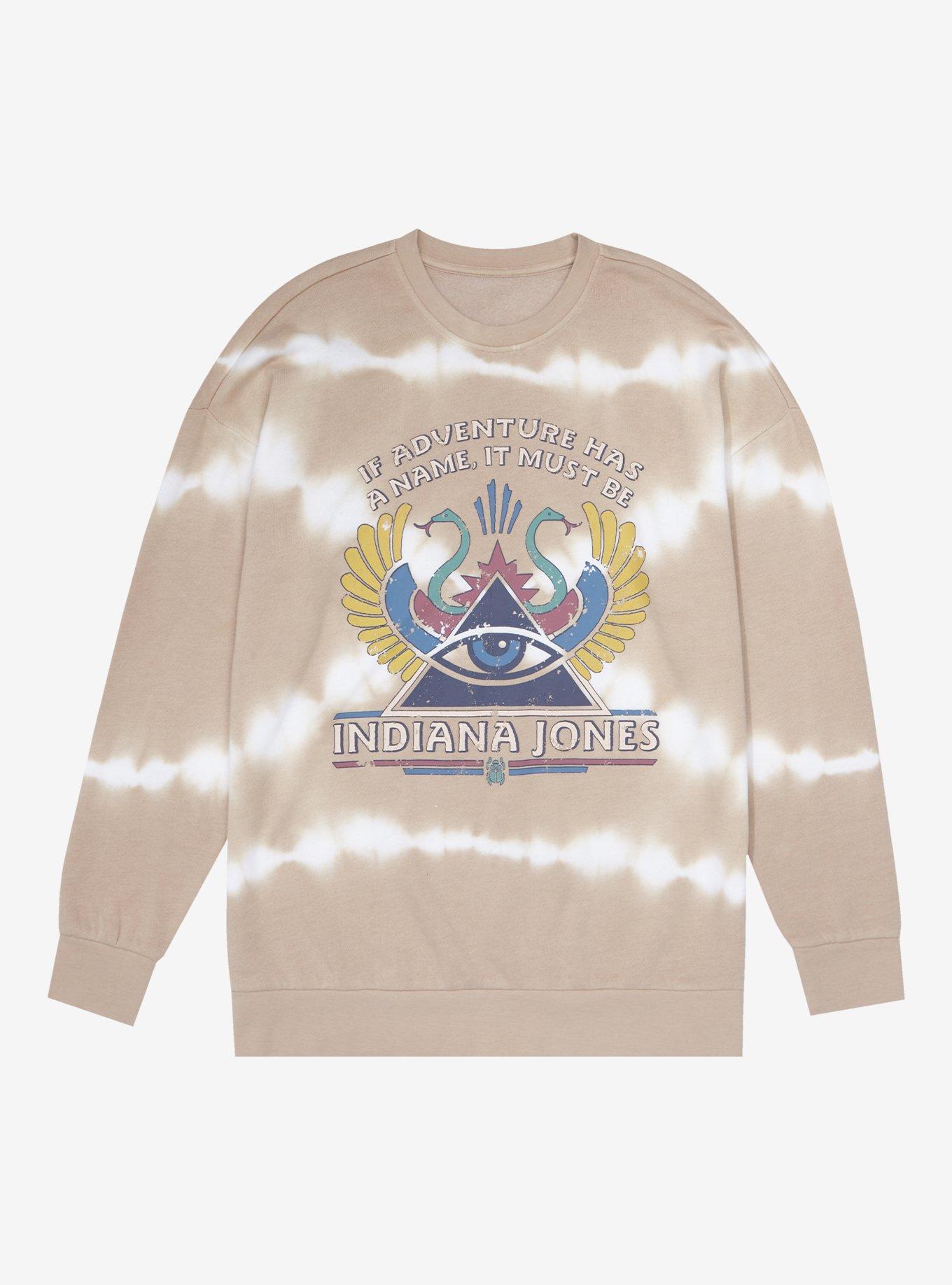 Our Universe Indiana Jones Adventure Has A Name Tie-Dye Crewneck Sweater, , hi-res