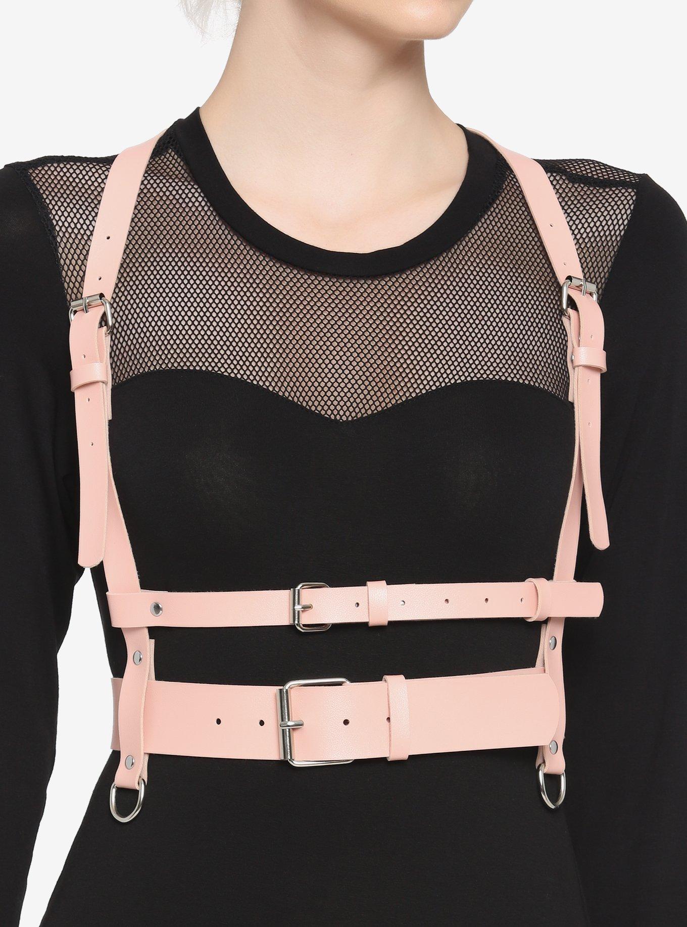 Pastel Pink Double Buckle Harness