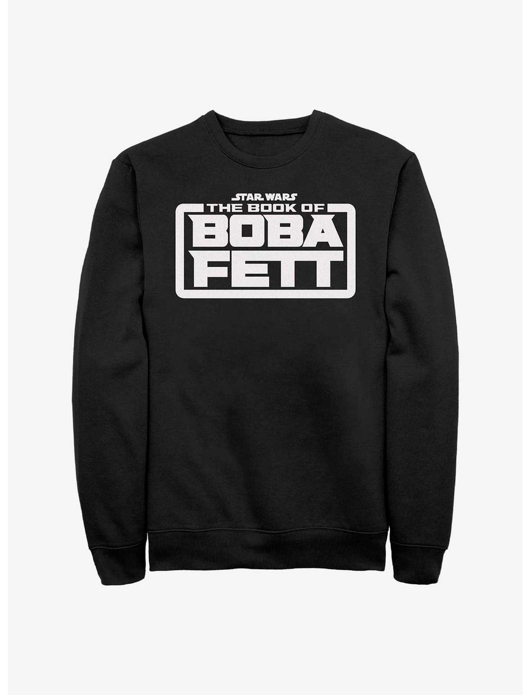 Star Wars The Book Of Boba Fett Basic Logo Sweatshirt, BLACK, hi-res