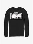 Star Wars The Book Of Boba Fett Basic Logo Long-Sleeve T-Shirt, BLACK, hi-res