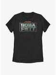Star Wars The Book Of Boba Fett Main Logo Colors Womens T-Shirt, BLACK, hi-res