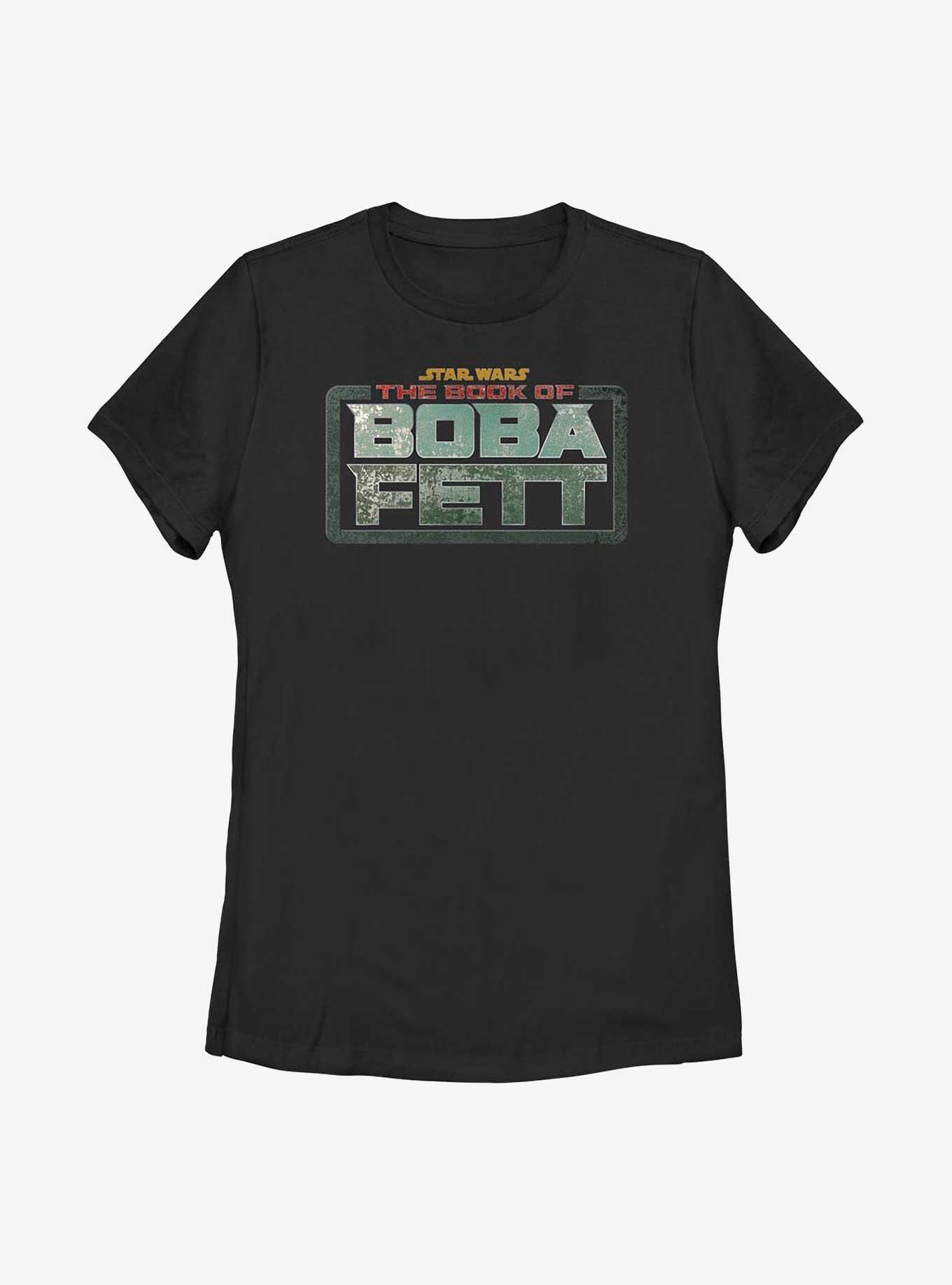 Star Wars The Book Of Boba Fett Main Logo Colors Womens T-Shirt, , hi-res