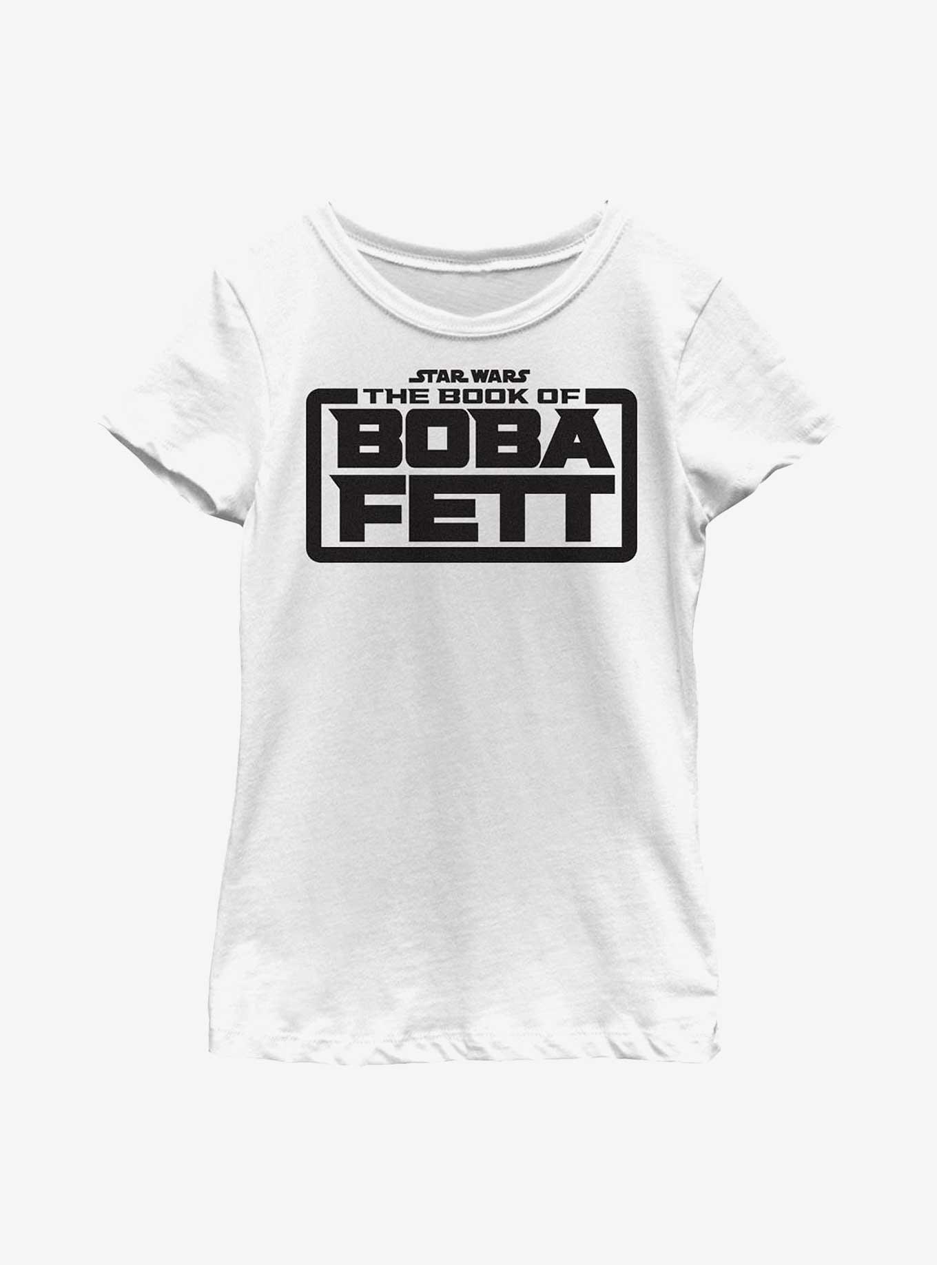 Star Wars The Book Of Boba Fett Basic Logo Youth Girls T-Shirt, , hi-res