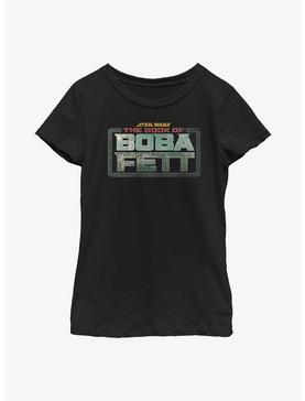 Star Wars The Book Of Boba Fett Main Logo Colors Youth Girls T-Shirt, , hi-res