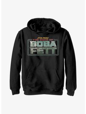Star Wars The Book Of Boba Fett Main Logo Colors Youth Hoodie, , hi-res